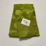 Green mysore crepe silk sarees online