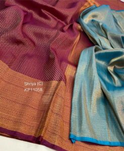 Banarasi soft silk brocade saree